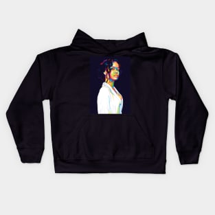 Rihanna Pop Art Kids Hoodie